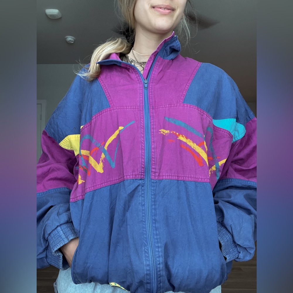 Vintage western bomber jacket